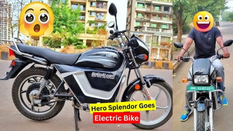 Hero Splendor Goes Electric